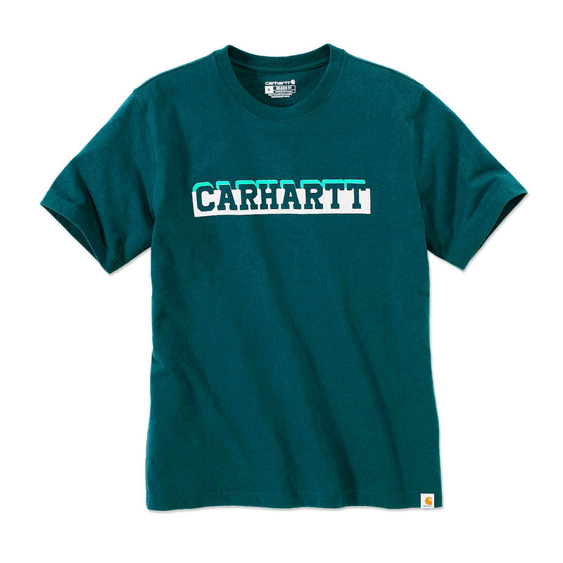 SS LOGO GRAPHIC T-SHIRT Night Blue Heather