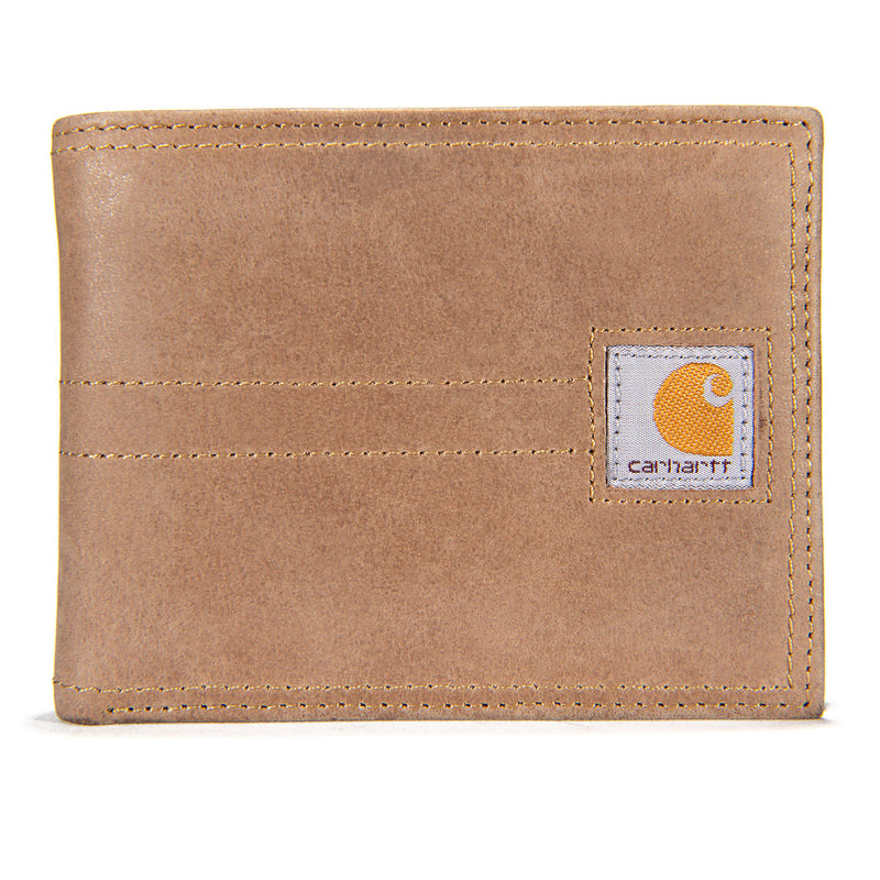 SADDLE LEATHER BIFOLD WALLET Carhartt Brown