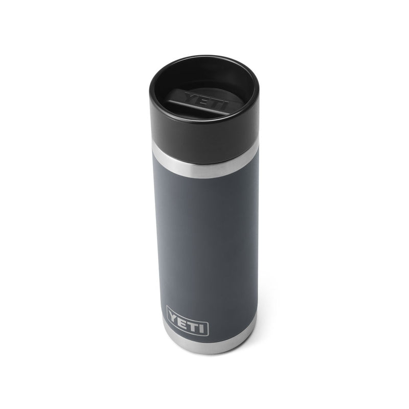 RAMBLER 18 OZ (532 ML) BOTTLE WITH HOTSHOT CAP Charcoal