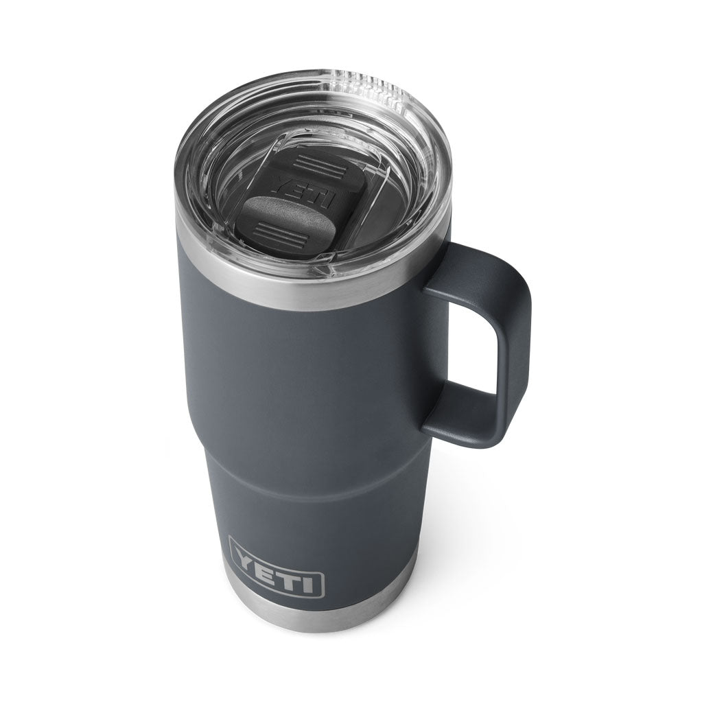 RAMBLER 20 OZ (591 ML) TRAVEL MUG Charcoal