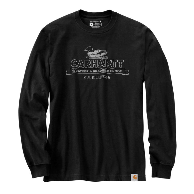 SUPER DUX GRAPHIC Long Sleeve T-Shirt Black